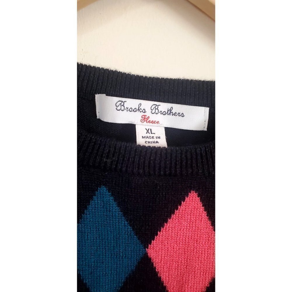 Brooks Brothers Girls Classic Sweater Argyle Dress SZ XL - Picture 5 of 8